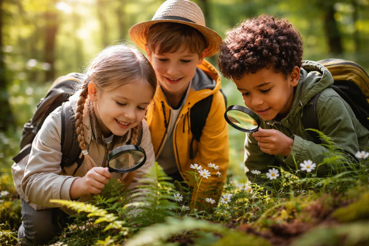 Les bénéfices d'une éducation par la nature pour les enfants