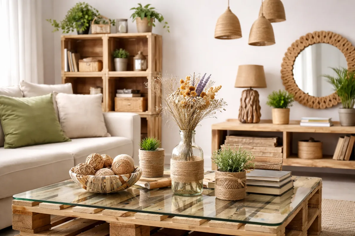 Comment réaliser un aménagement décoratif avec des objets recyclés