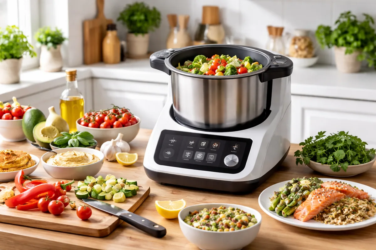 Comment préparer des recettes variées et saines avec un robot de cuisine